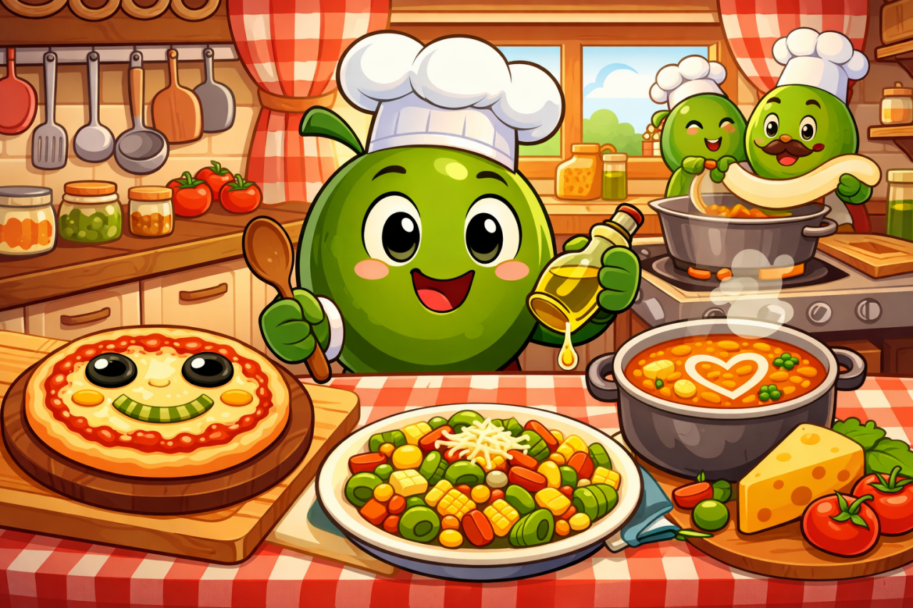 Oli ile Çocuklar için Zeytinyağlı Tarifler