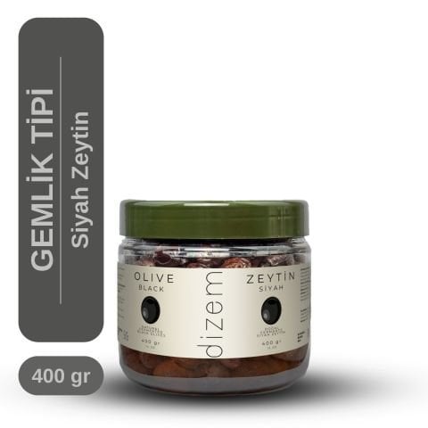 Doğal Fermante Siyah Zeytin 400 gr