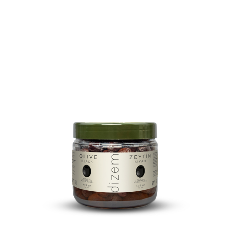 Natural Fermented Black Olives 400g