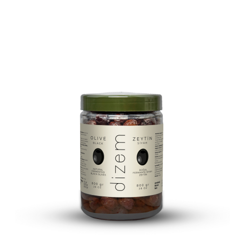 Doğal Fermante Siyah Zeytin 800 gr