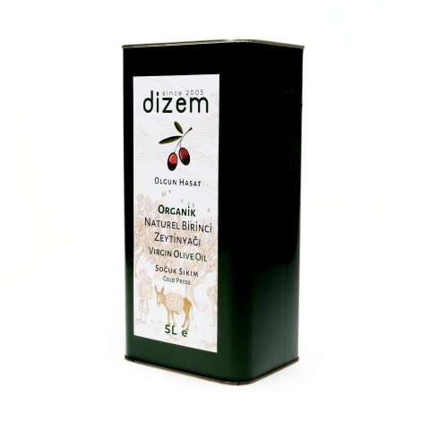 Organik Ayvalık Olgun Hasat Naturel Birinci Zeytinyağı 5 LT