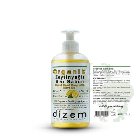 Organic Olive Oil Castile Soap 400ml