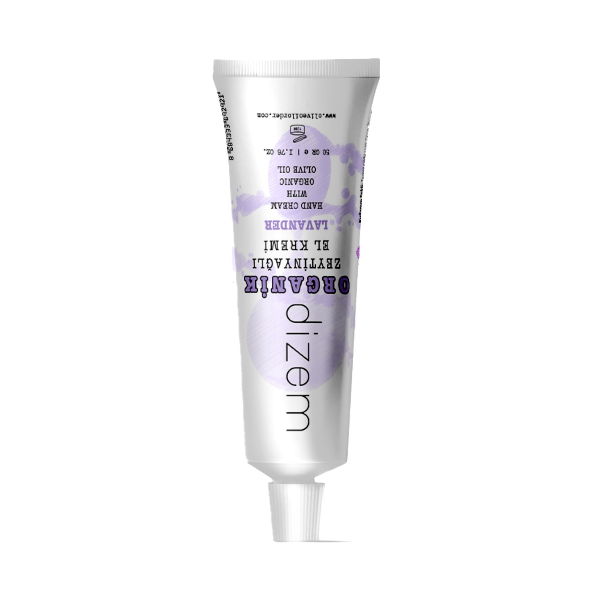 Organik Zeytinyağlı El Kremi 50 Ml Lavanta