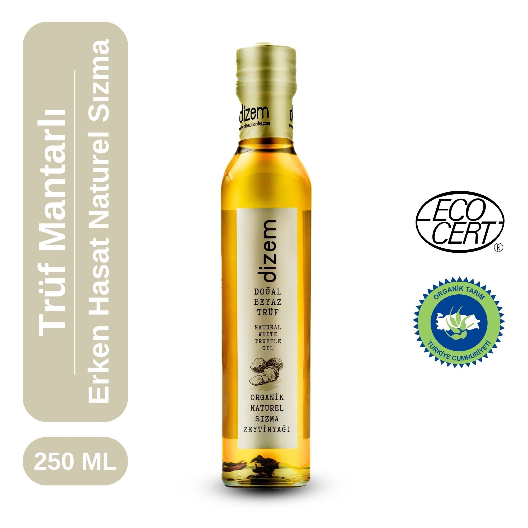 Trüf Mantarlı Organik Naturel Sızma Zeytinyağı 250ML