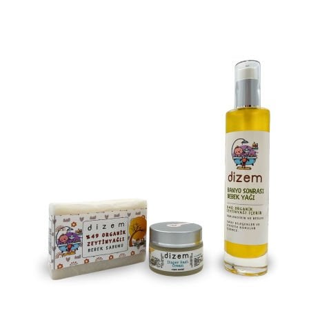 Organik Zeytinyağlı Bebek Bakım Seti