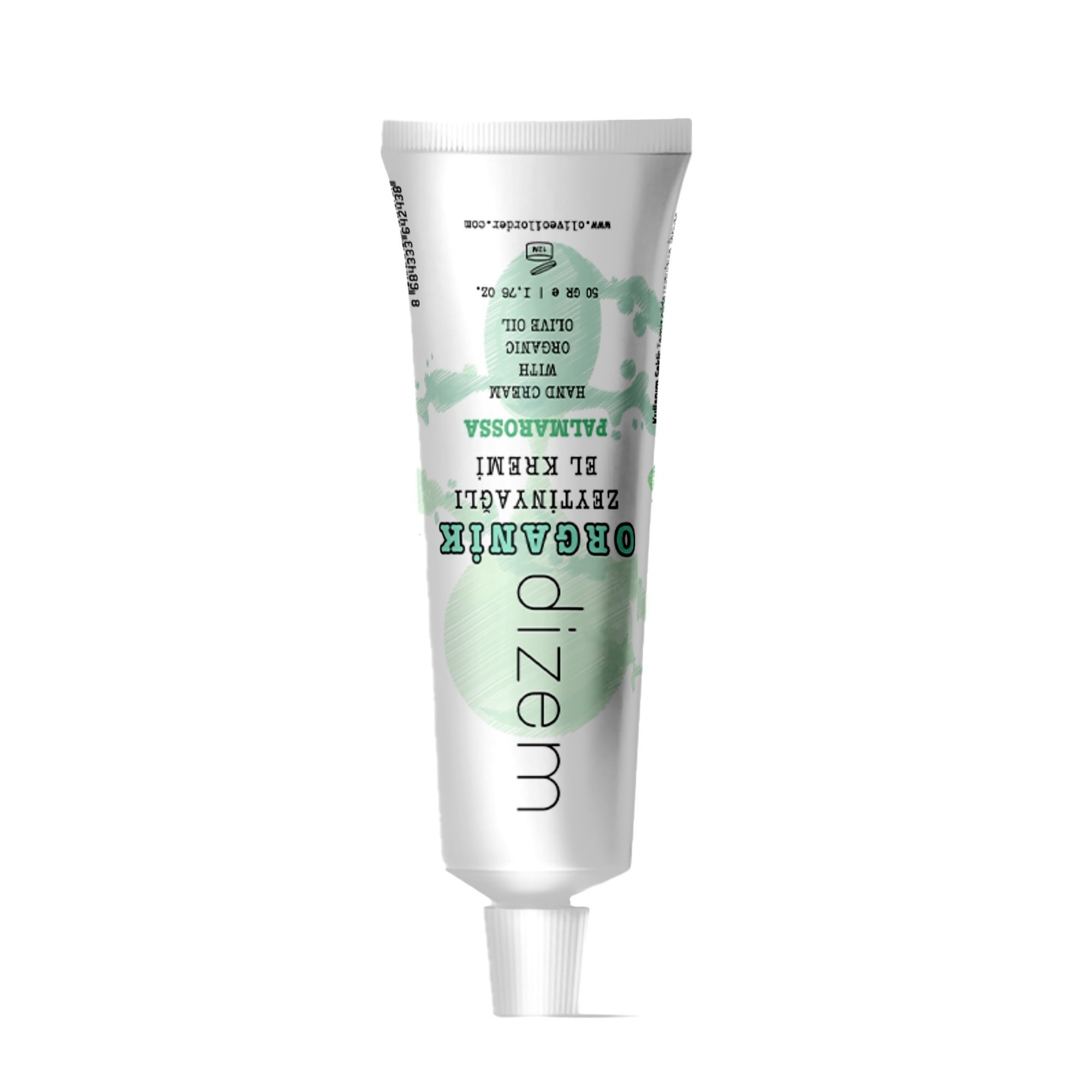 Organik Zeytinyağlı El Kremi 50 Ml Palmarosa