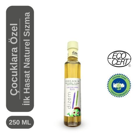 Organik Çocuklara Özel Naturel Sızma Zeytinyağı 250 ML